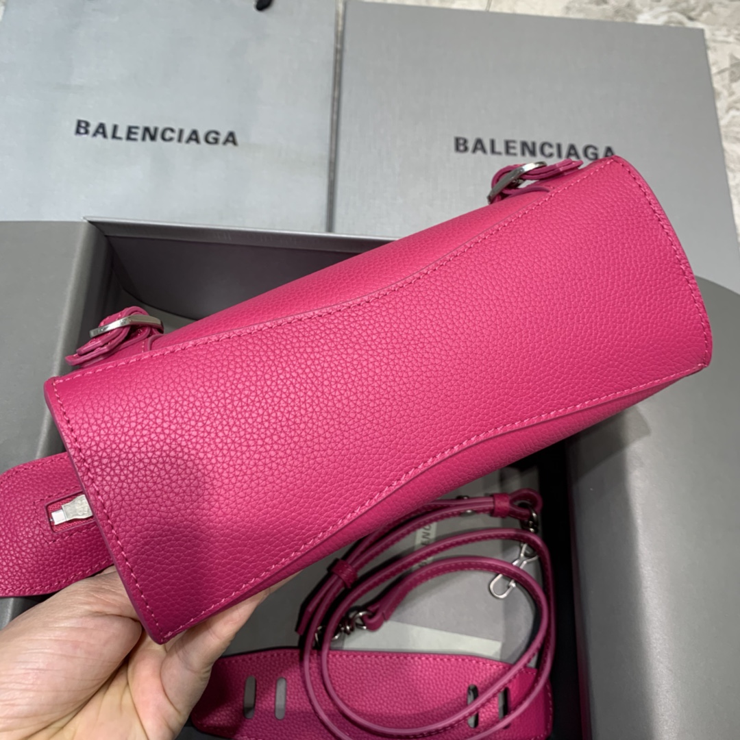 Balenciaga Neo Classic Mini Handbag Shoulder Bag Rose Red